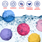 Globos de Agua Reutilizables de Silicona - Pack 4 Unidades Autosellables