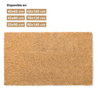 Felpudo de Fibra de Coco Natural - Antideslizante para Entrada