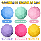Globos de Agua Reutilizables de Silicona - Pack 4 Unidades Autosellables
